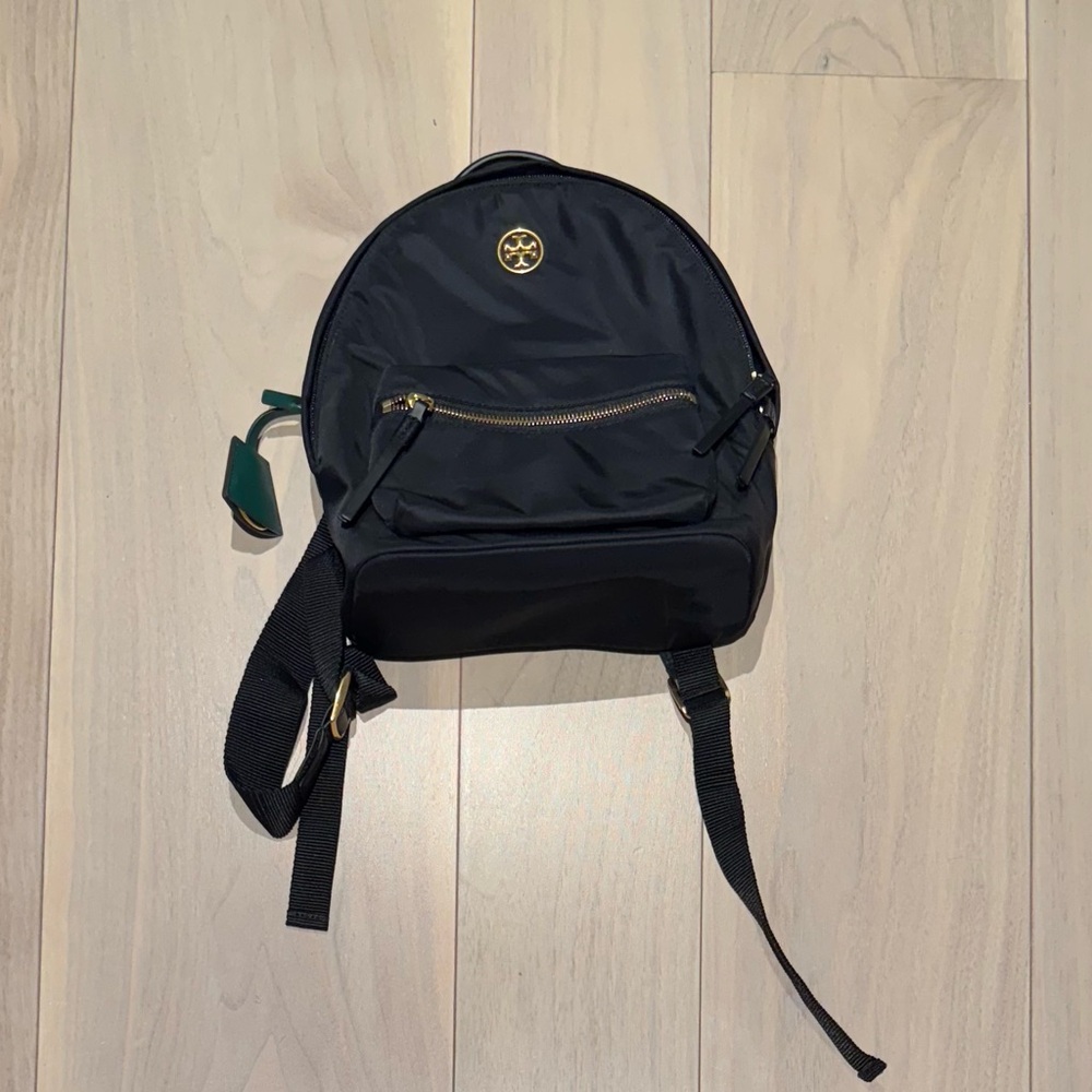 Tory Burch Black Mini Backpack